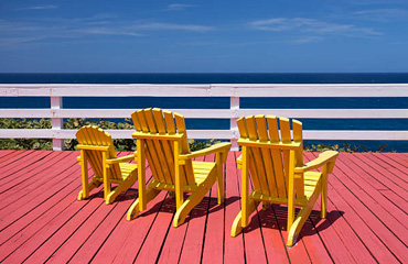 Redwood Decking in Chatsworth